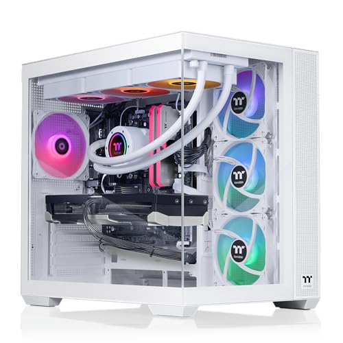 Thermaltake LCGS View i1470S-380 Gaming Desktop (Intel® Core™ i9-14900KF, ToughRam 32GB DDR5 6000MT/s RGB Memory, NVIDIA® GeForce RTX™ 5070, 1TB NVMe M.2, WiFi, Windows 11) V38S-Z790-570-LCS - size: 14900KF, style: 5070