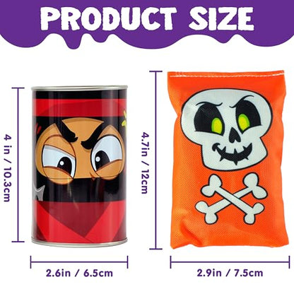 JOYIN 13 Pcs Halloween Carnival Can Bean Bag Toss Games for Kids & Adults Trick or Treat Decoration, Home Decor Party Favors Supplies, Homeschooling Backyard Game - style: Funny Bean Bag Games