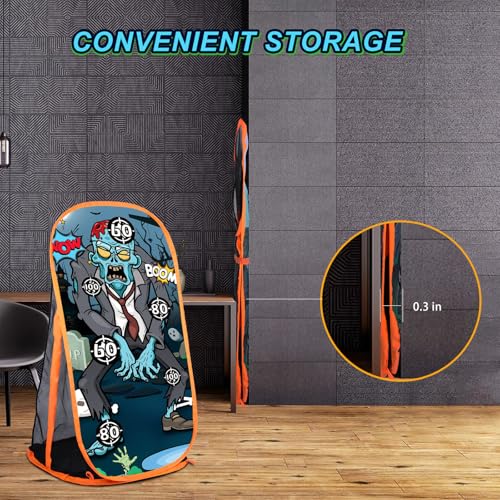 Quanquer Shooting Games Targets Compatible with Toy Foam Blaster Balls Popper, Ideal Festival Birthday Toys for Boys Indoor Outdoor Backyard Kids Shooting Practice