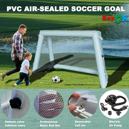 Inflatable Giant Kick Darts (18+ Ways to Play) Inflatable Soccer Goal Jumbo Soccer Dartboard w/Air Pump Big Carnival Games Giant Outdoor Games Oversized Dart Board Yard & Lawn Game