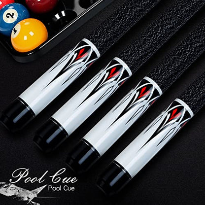 Pool Cue Stick - 58 inch Maple Billiard Pool Stick, 19/20/21 oz 1/2 Maple Pool Cue Stick Kit, 2-Piece Billiard Pool Cue Stick - color: Set of 2 (19 & 20)