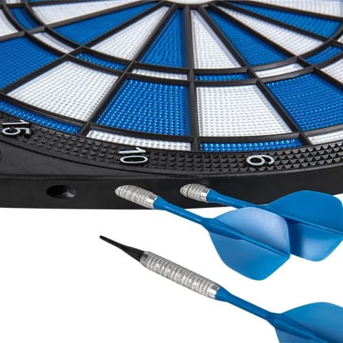Accudart Comet Electronic Dartboard – 21 Games, 149 Variations, LED Scoring for Up to 8 Players, Virtual Opponent, Adjustable Volume, Wide Catch Ring – Includes 6 Soft Tip Darts & Extra Tips