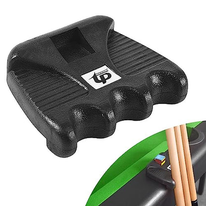 3 Holes Pool Cue Holder,Portable Pool Stick Holders for Table, Billiard Cue Stick with Chalk Holder, Pool Cue Rack Claw,Non-Slip Pool Cues Stick Holder - style: 3 Holes