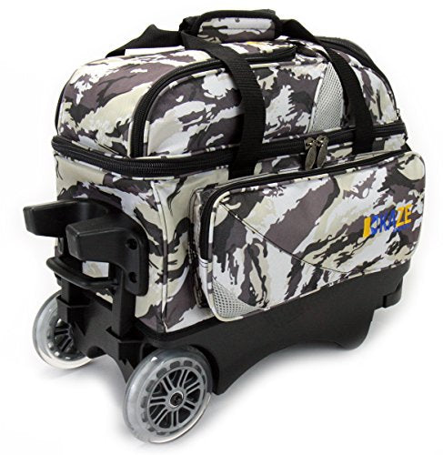 2 Ball Bowling Roller + 1 Ball Color Matching Add On Tote - color: White Camo