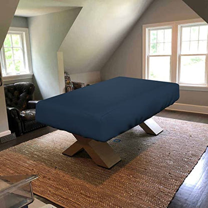 Covers & All Air Hockey Table Covers, Made of 12 Oz Waterproof & UV-Resistant Cover Max Fabric, Suitable for Indoors/Outdoors (88" W x 44" D x 15" H, Blue) - color: Blue