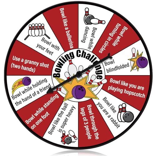 HyDren Bowling Challenge Game Spinner for Mini Party Favors Bowling Birthday Party Favors Birthday Supplies for Boys Girls