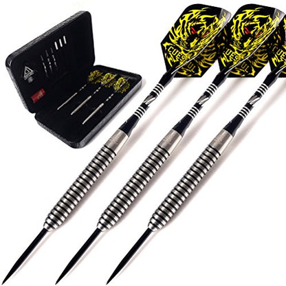 CUESOUL Tungsten Steel Tip Darts- Precise Barrels 18 19 21 24 Grams - color: 25 Grams-Luxury Case