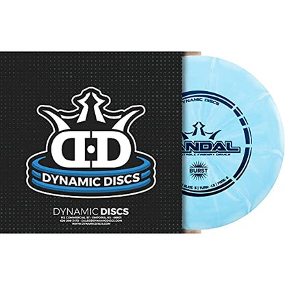 Dynamic Discs Prime Burst Vandal Disc Golf Driver, Men and Women, Controllable, Beginner Friendly Distance Frisbee Golf Disc, 176g, Stamp Color Will Vary - color: Blue