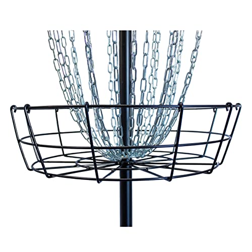 Disc Golf Practice Basket by Divergent Discs | 24-Chain Portable Target
