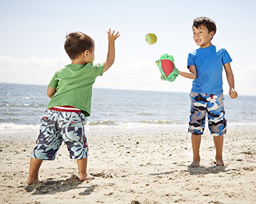 Melissa & Doug Sunny Patch Skippy Frog Toss and Grip Action Game - 2 Mitts, 2 Soft Balls