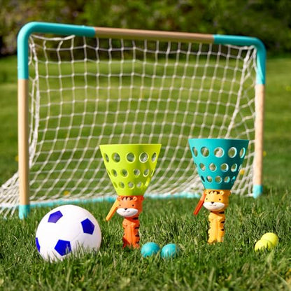 B. toys – Pop & Catch Game – 2 Launchers & 4 Balls – Ball Games for Kids – Outdoor Activity – 3+ Years– Pop 'n' Launch - style: Pop n Launch