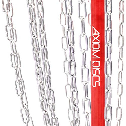 Axiom Discs Pro 24-Chain Disc Golf Basket - color: Red