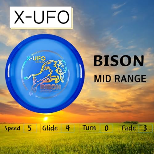 X-UFO Disc Golf Set - Disc Golf Starter Set, Includes 1 Putter, 1 Driver, and 1 midrange disc, Weighing 170-178 Grams Suitable for Beginners and Professional disc Golf tournaments - color: Set 3
