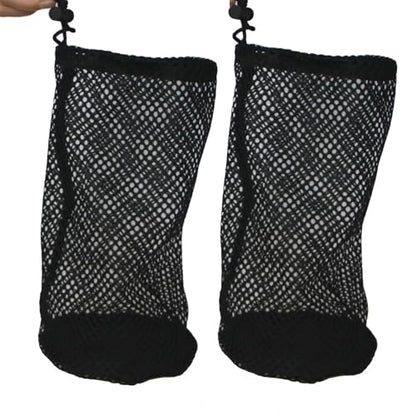 2-Pack Golf Ball & Pickleball Mesh Bag, Golf Balls Bag Sack, Multi-Purpose Net Pouch, Fit for Ping Pong, Table Tennis Ball, Bucket Balls, Household Small Tools Items Storage, Diving - size: 1-Pack, XXXL: 12x18-inch