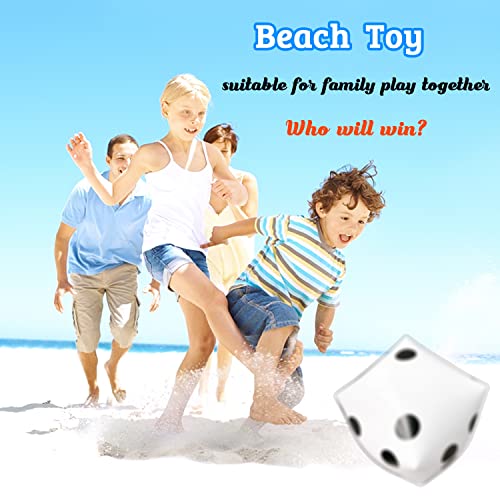 3Pack 13 Inch Jumbo Inflatable Dices,Fun Giant Large Inflatable Dice for Indoor Outdoor Board Game,Pool Party,Lawn Floor Games