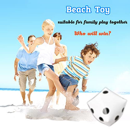 3Pack 13 Inch Jumbo Inflatable Dices,Fun Giant Large Inflatable Dice for Indoor Outdoor Board Game,Pool Party,Lawn Floor Games