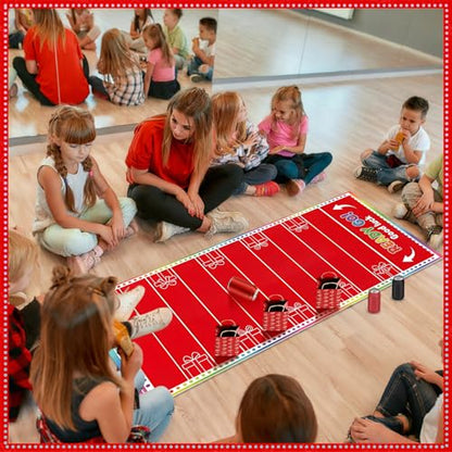 Lewtemi Party Can Rolling Game Props Fun Graduation Party Games Roll The Can Challenge Raffle Set for Graduation & Birthday Parties Family Gatherings, Team Building, Outdoor Events