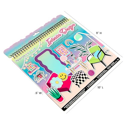 Fashion Angels Interior Design Sticker Stylist Set, Includes 20 Style Boards, 14 Sticker Sheets & 550+ Aesthetic Room Decor Stickers, Ideal for Kids & Girls - style: Custom