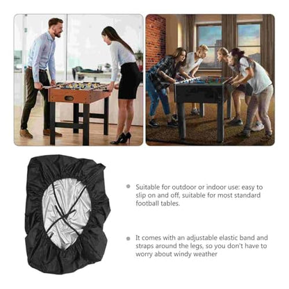 Waterproof Oxford Table Football Cover 160x115x50cm 210D Silver Coated Portable Foosball Protector Outdoor Indoor Easy to Store