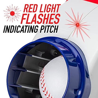 Franklin Sports Kids Pitching Machine - Plastic Baseball Pitching Machine for Kids Batting Practice - MLB Power Pitcher with Adjustable Speeds