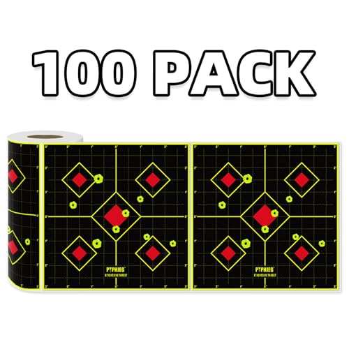 Bull's-Eye Milticolor Splatter Targets Practice Shooting for Indoor and Outdoor Use