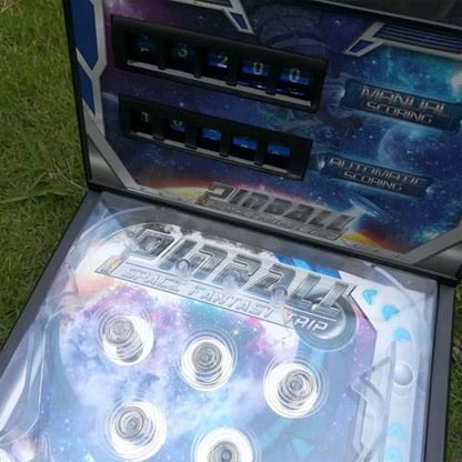 PHATM Mini Pinball Toys Classic Arcade Game Machine Electronic Arcade Pinball Machine Tabletop Marble Game with Scorer Lights Sounds