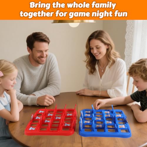 Classic Animal Guessing Board Game for Kids Ages 3 and Up – Who is It? – Two-Player Logic Deduction Game to Boost Cognitive Skills, Family Fun – Travel Friendly Educational Toy - style: Animal