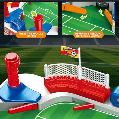 Foosball Table Game,Interactive Soccer Board Game for Kids,Mini Foosball Table Games,Soccer Simulation Games for Indoor and Outdoors Family Gatherings Interactive Birthday Sports