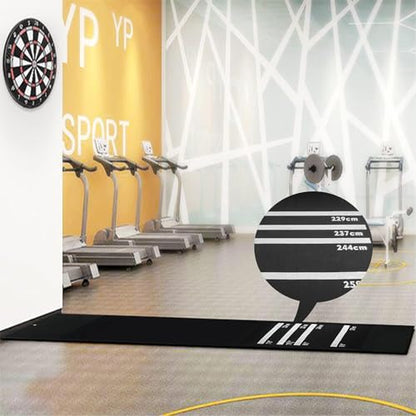 Dart Mat Throw/Toe Line Floor Marker Professional Rubber Darts Mat for Home Pub Party (118 x 23.6in)
