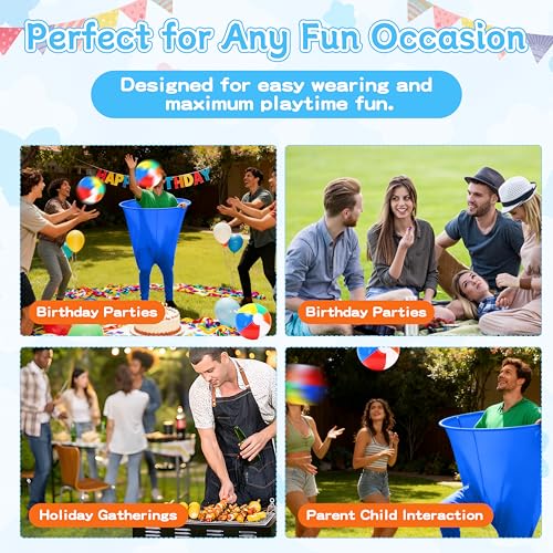 Granny Pants Yard Game Oversized Granny Pants Outdoor Games Party Set - color: Blue