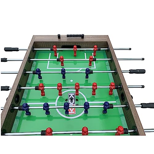 KICK Cavalier 55" Foosball Table – Professional Full-Size Indoor Game Table - color: Brown