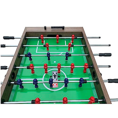KICK Cavalier 55" Foosball Table – Professional Full-Size Indoor Game Table - color: Brown