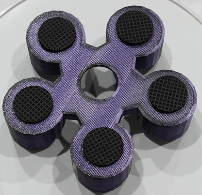 Bowling Ball Spinner - color: Purple and Black