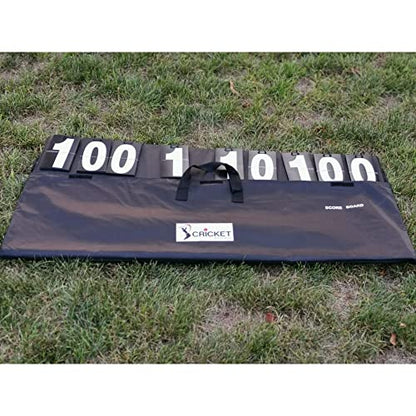 Cricket Scoreboard Portable Black Easy-Flip Scoreboard for Cricket Multi-Surface Placement