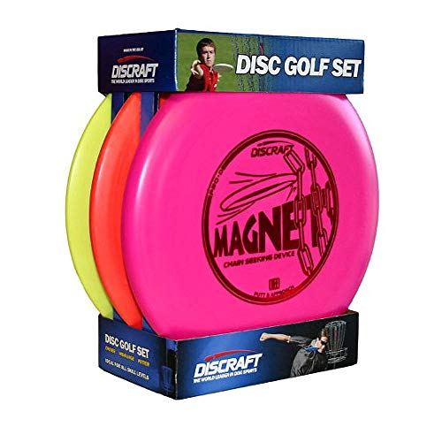 Discraft Starter Pack Beginner Disc Golf Set (3-Pack) 1 Driver, 1 Mid-Range, 1 Putter | disc-golf-products