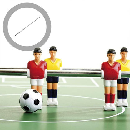 SUPVOX 4Pcs Foosball Rods Replacement Parts: 8mm Diameter Iron Soccer Poles for 0.5m Table Football Machine - Heavy Duty Metal Operation Bars for Kids Mini Foosball Table (No Handles)