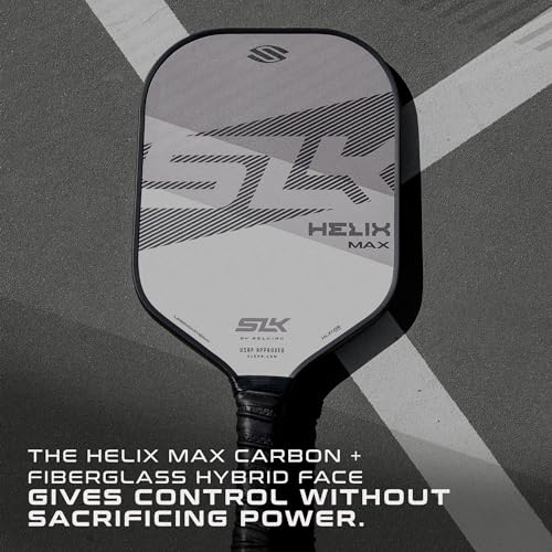 Selkirk Sport SLK Helix Pro Pickleball Paddle | Carbon Fiber & Fiberglass - color: Legend Gray