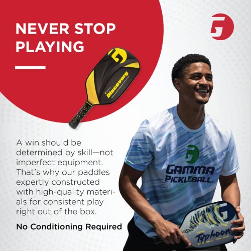 Gamma Pickleball Paddles, Venture Series, USAPA Approved, Graphite Composite Surface, Honeycomb Grip, Conqueror, Discovery, Odyssey, Unbeatable Control, High Performance - style: Discovery