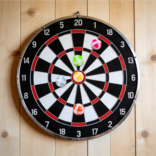 30pcs Sticky Balls for Fabric Dart Board Sticky Golf Balls for Backyard Beach Parties Office Color is Random