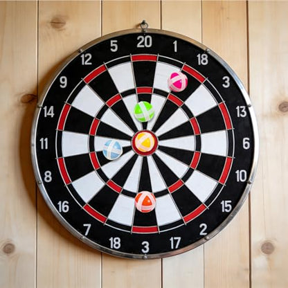 30pcs Sticky Balls for Fabric Dart Board Sticky Golf Balls for Backyard Beach Parties Office Color is Random