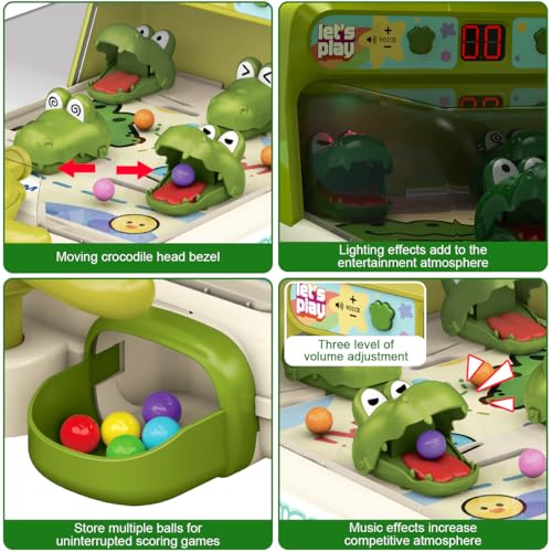 Pinball Machine for Kid, Toddler Dinosaur Board Games, Educational Interactive Electronic Toys Birthday Gift for Boy and Girl Ages 3+
