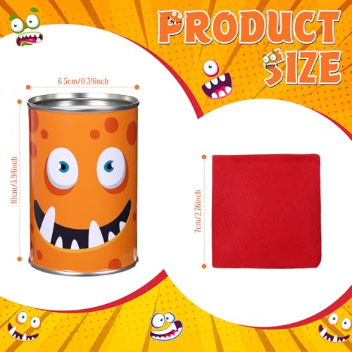 HyDren 13 Pcs Carnival Can Bean Games Bag Toss Festival Party Games for Kids Adults Carnival Supplies for Outdoor Indoor Family Birthday Homeschooling Lawn Yard Backyard Activities Game