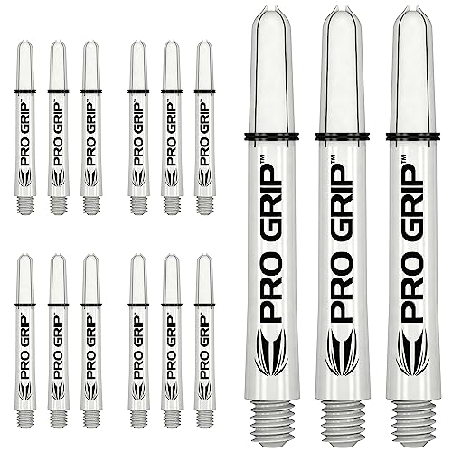 Target Darts 5 x Sets of Pro Grip Shaft - 15 in Total - color: White, size: Intermediate