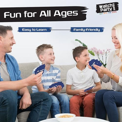 WATCH PARTY GAMES Puck Drop Live Hockey Card Game for Sports Fans, Party Nights & Family Fun