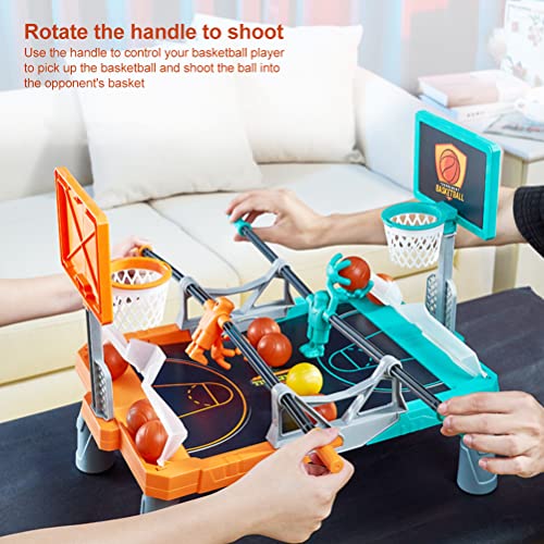 Kids Gaming Game Children Basketball Game Parent Child Interactive Game Double Fingertip Table Top Games for Kids (color1)