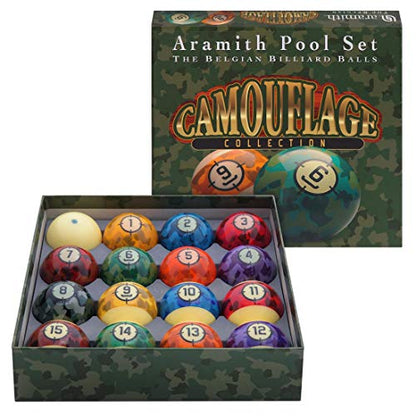 Aramith Camouflage Billiard Pool Ball Set 2 1/4"