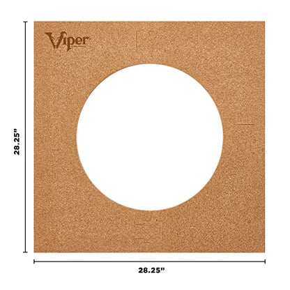Viper Wall Defender II Dartboard Surround, Cork Lined Dart Board Wall Protector, Reversible EVA Foam Dartboard Backboard, Fits 17.75 and 18 Inch Boards