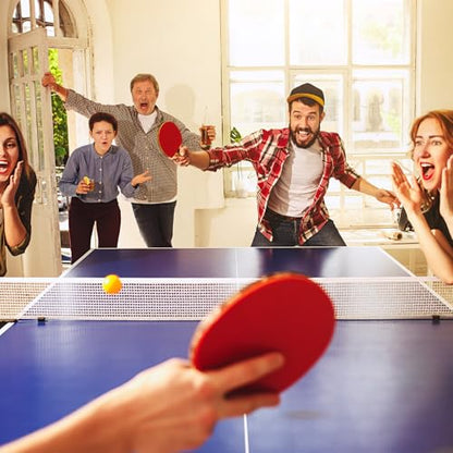 Table Tennis Net Replacement, Ping Pong Net String Tension Equipment Accessories Polyester Cotton for Indoor Outdoor, Black