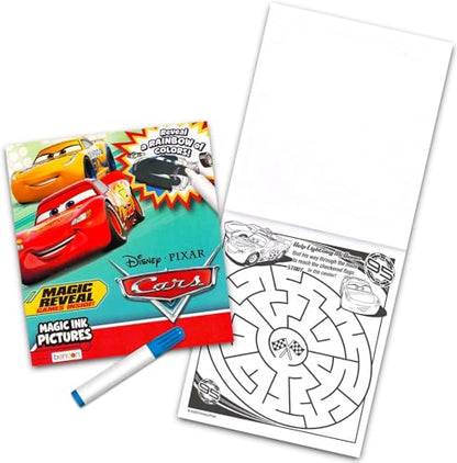 Disney Airplane Art and Craft Mess Free Activities for Toddlers, Kids - Coloring Activity Pages, Games, Puzzles Invisible Ink | Travel Essentials for Flying, Airport, Road Trip