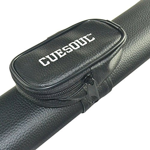 CUESOUL Soocoo Series 2x4/2x2 Hard Pool Cue Case -Holds 2 Cue Butt and 4 Cue Shafts,Four Color Available - color: 1x1-White Black